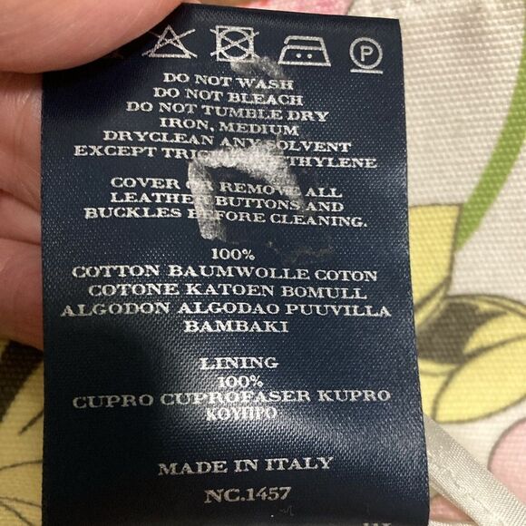 NWOT Burberry London Womens’ Floral Cotton Mini Skirt. Made in Italy. Size 6. - Picture 11 of 11